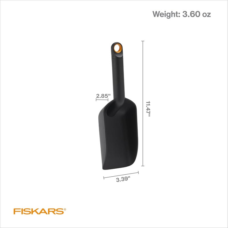 Fiskars مغرفة تربة للزراعة والنقل، أداة حديقة للزراعة الداخلية، مصنوعة من البلاستيك المعاد تدويره، 1.5 كوب - Image 2